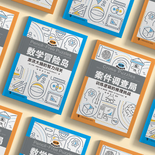 《数学冒险岛：激活大脑的智力闯关》+《案件调查局：训练逻辑的推理挑战》（全2册） 商品图2