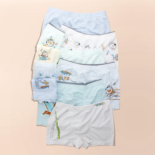 【满3条/59元】【秀黛】男童无缝平角裤男童内裤L6445003T【门店同款】 商品图0