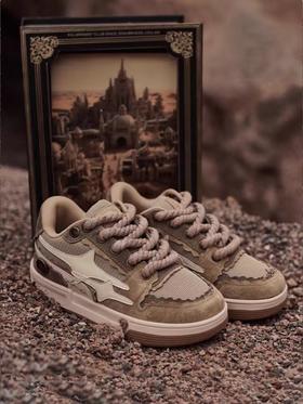 KILLWINNER/KWSH2309/楼兰牛仔破碎板鞋