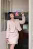 amadella 气质浅粉色甜美时髦小香风外套半裙套装 17236 商品缩略图6