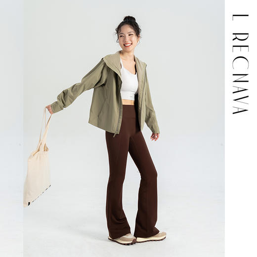 【加绒防风保暖】羊绒喇叭裤 两侧真口袋 能装手机的瑜伽裤 带微笑臀线 穿上就是翘臀 商品图8