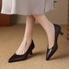 【预售5天】法式尖头单鞋女春秋新款百搭通勤职业工作鞋浅口细跟高跟鞋女ASN&1956 商品缩略图3