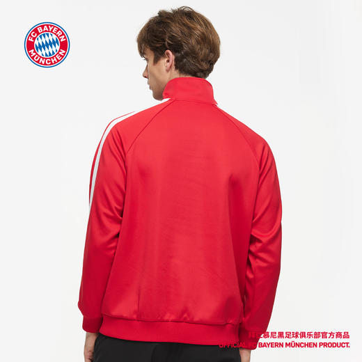 【官方正版】拜仁慕尼黑足球俱乐部 | 红印花队徽拼接运动外套 商品图3