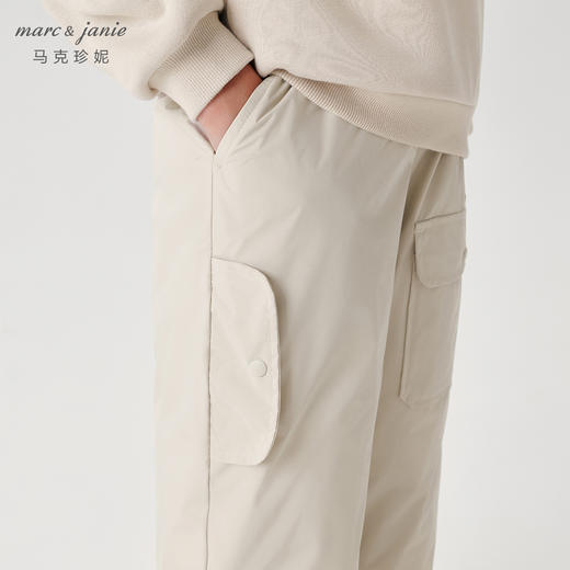 【三防羽绒裤】马克珍妮男女童个性口袋工装羽绒裤冬装新款241660 商品图4