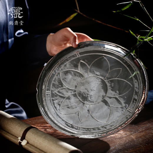 鹤鼎堂闻天系列泉源壶承镜面（银色）（缺货） 商品图4