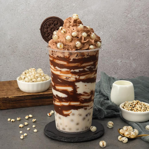 盾皇薏仁爆爆珠 薏米爆稞苡仁爆爆蛋850g即食夹心爆浆珍珠奶茶网红小料 商品图2