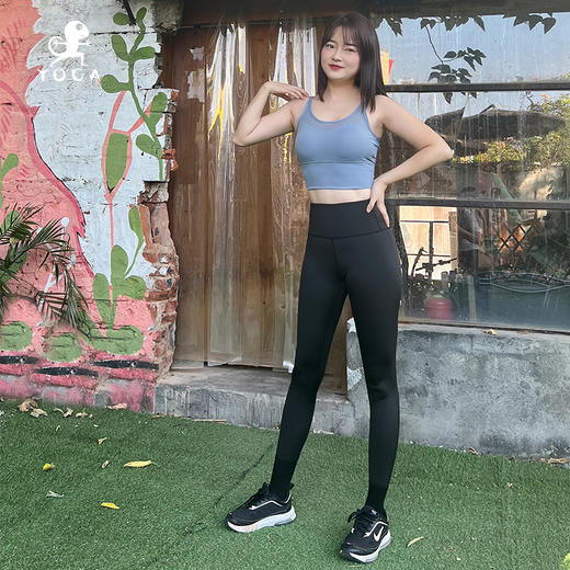 壁虎瑜伽【2410TZ317】防震网纱套装（可拆卸胸垫 ）【5天发货】 商品图0