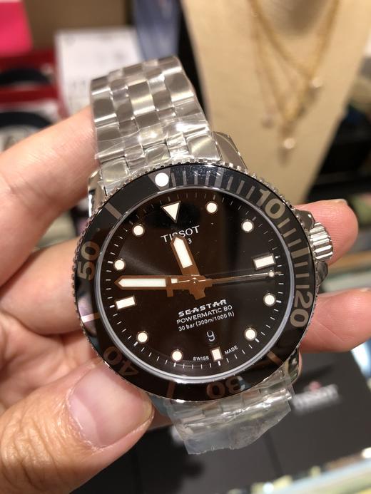 天梭海星机械系列潜水男表，SW机芯..全套包装配件..仅有几块.. 商品图5