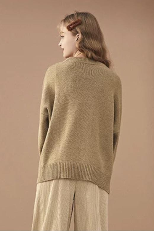 LED'IN 休闲贴布绣针织衫 10217 商品图2