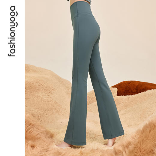 F14978提臀保暖喇叭长裤 商品图3