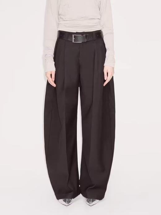 出逃赤岗西/24AWK111/黑色弯刀西装裤 商品图0