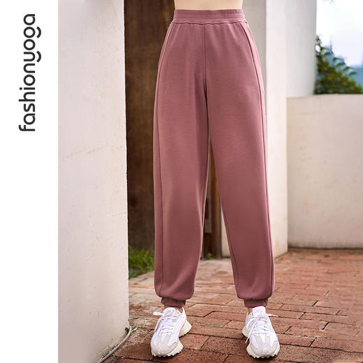 F14966休闲绒绒运动长裤 商品图2