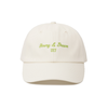 U17 手写体绣花棒球帽 米白色 商品缩略图0