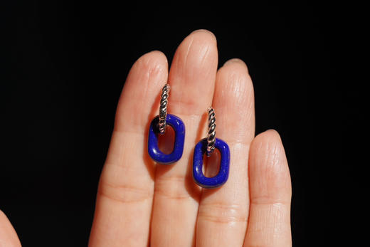 青金耳坠热卖中 商品图3