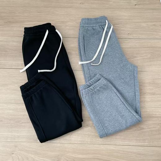 男卫裤加绒加厚款的卫裤,耐造耐穿不易起球内里采用亲肤的羊羔绒，上身温暖零束缚Q弹 商品图2