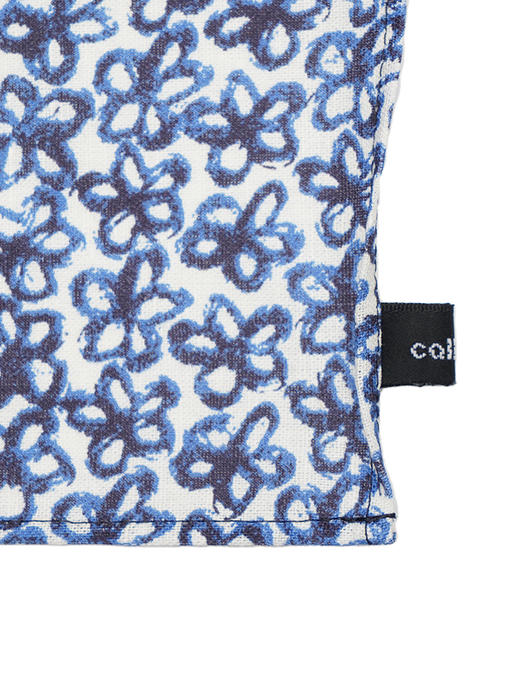 callisto蓝色棉亚麻混纺口巾 商品图2