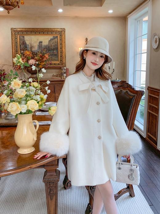 张心子【冬日恋歌 】气质蕾丝小衫 U2410013 商品图7