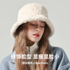 【撸猫感❗️超软糯奶fufu帽子】冬季新款保暖韩版大头围渔夫帽，亲肤聚热保暖防风御寒，百搭显脸小帽子秋冬天毛绒盆帽QQ 商品缩略图1