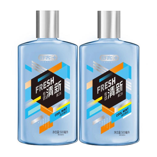 舒客专业清新漱口水（清凉薄荷）500ml*3 商品图2