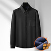 【特大码】【加绒】【封口款】【新款DM】大依优型大码加绒高弹长袖衬衫男宽松加肥加大码男士休闲商务衬衣上衣胖子 商品缩略图2