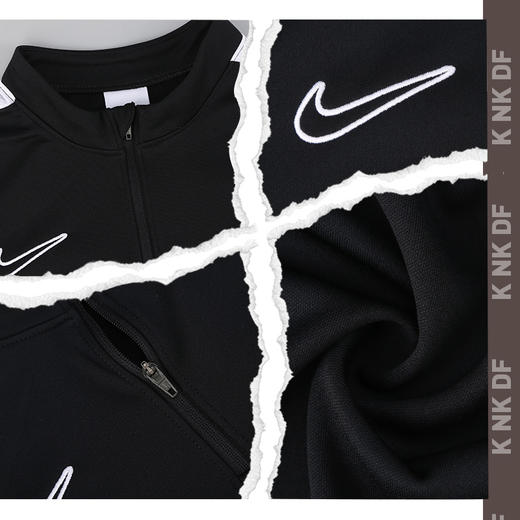 小李子NIKE耐克青少年儿童款半拉连长袖足球比赛训练服DX5470-010 商品图2