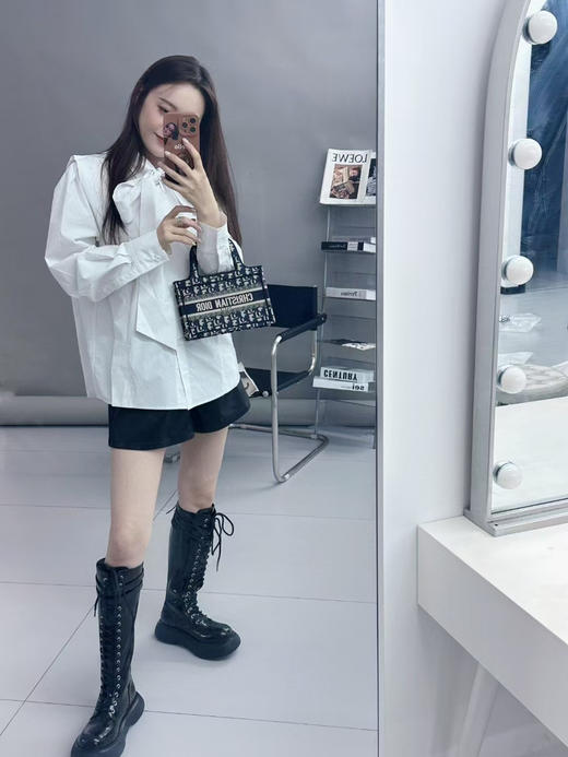 分镜头/SHANG1BYSHANGYI  2024新款设计感长牛仔半裙1280 商品图1