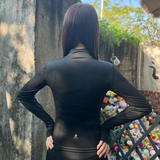 壁虎瑜伽【2109SY104】拉链立领长袖外套（无胸垫）（5天发货） 商品图5