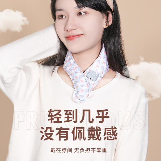 【全新升级❗️0感佩戴能发热的围巾】发热围巾围脖子充电式，三档调温舒缓颈椎温暖面面俱到，护颈热敷护脖套保暖防寒防受凉神器QQ 商品图2