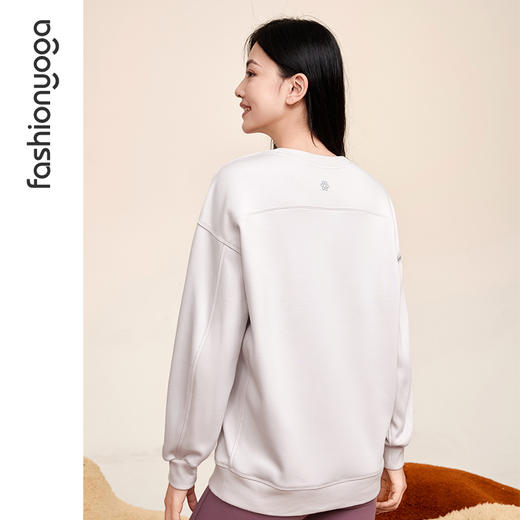 F14886简约休闲中长款卫衣 商品图10