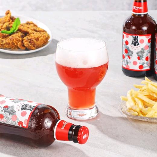 黑狮485玫瑰红果汁型啤酒330ml 商品图2
