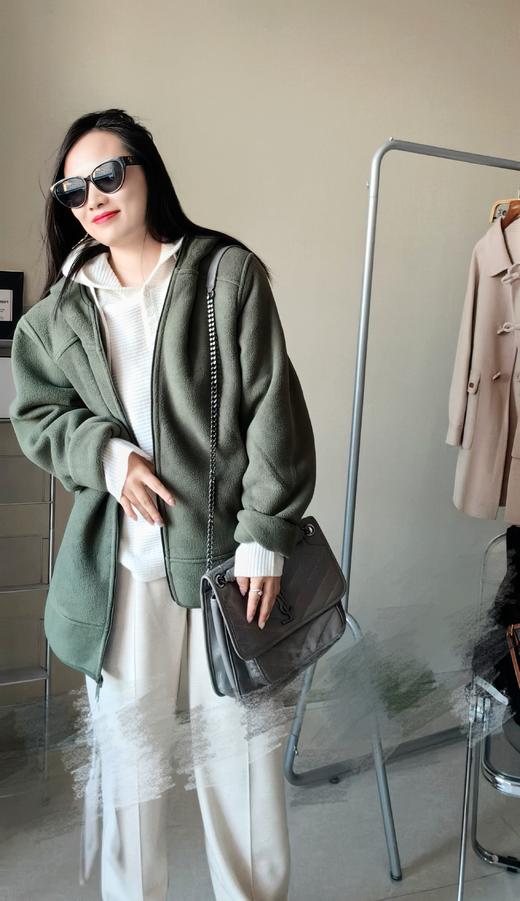 情侣款户外重磅双面摇粒绒外套 商品图1