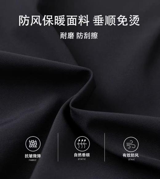 三倍保暖男士石墨烯羽丝棉水貂毛保暖商务外套 商品图9