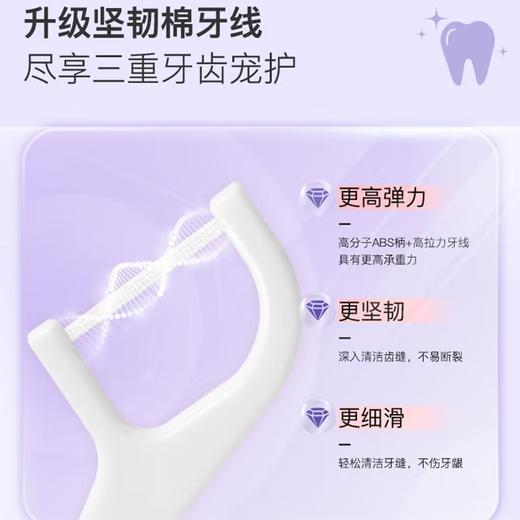 舒客专业洁齿牙线棒50支/盒*3  6940477401099 商品图3