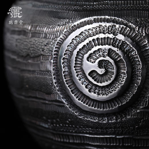 鹤鼎堂银壶闻天系列敬明螺旋纹汤沸（大）（缺货） 商品图4