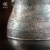鹤鼎堂银壶闻天系列柏舟汤沸錾刻青山绿水青花瓷盖（银色）（缺货） 商品缩略图4