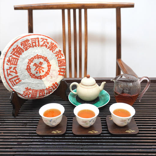 2003年下关五大金刚之红印 经典普洱老生茶 干仓真品 五大金刚里的明星茶 商品图6