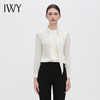 IWY/高级感长袖衬衫女春秋新款设计感小众飘带显瘦杏色上衣B14338 商品缩略图5