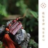 米马饰物 手工编织设计款  天然朱砂原矿鸡血石无事牌 镇惊安神 商品缩略图2