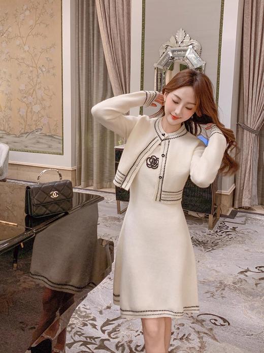 张心子【白茶千金】针织时尚套装 U2409047 商品图4