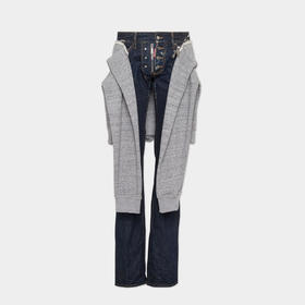 DSQUARED2 男士皱褶口袋长裤 蓝色 S71LB1539 S30309 470