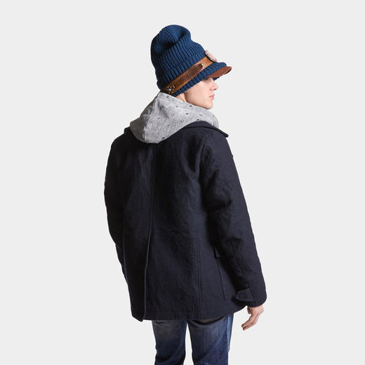 DSQUARED2 男士毡羊毛短大衣 深蓝色 S71AA0459 S44216 477 商品图2