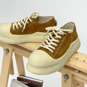 徐太浪复古美式磨砂感时尚休闲鞋男春秋季新款潮牌大码系带运动鞋