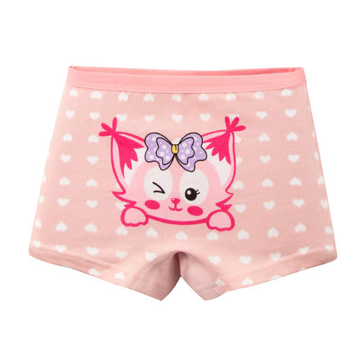 【A类纯棉内裤，儿童长绒棉柔软内裤】四条装！女童平角内裤 全棉a类纯棉防走光女生 小学生安全裤-QQ 商品图4