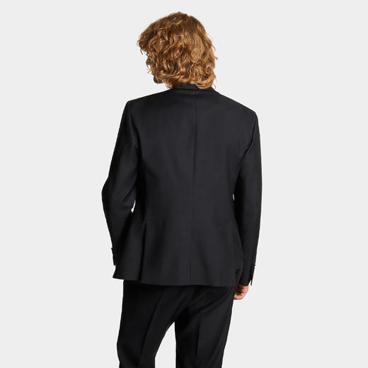 DSQUARED2 男士闪亮领口伦敦西装外套 黑色 S74BN1277 S39408 900 商品图2