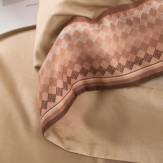 【春上新】10楼 富安娜 床单四件套-冬日繁星二 （橙色） 吊牌价3680-3980元  活动价1599-1699元 商品图4