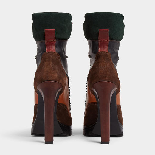 DSQUARED2 女士系带高跟登山靴 混色 ABW0199 12907715 M2029 商品图2