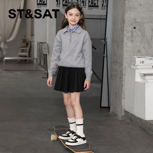 【童鞋】星期六时尚经典魔术贴运动板鞋SSC3192L2F 商品图3