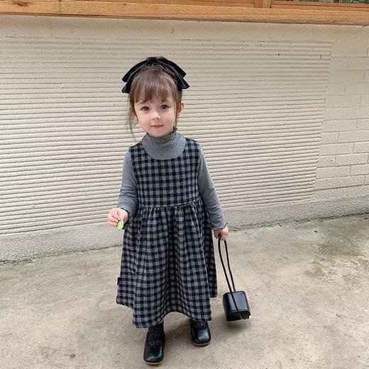 【德绒材质温暖舒适，高领设计保暖抗寒，洋气又可爱~】女童打底衫 宝宝高领德绒 儿童秋冬外穿 中小童宝宝韩版洋气长袖T恤-QQ 商品图3