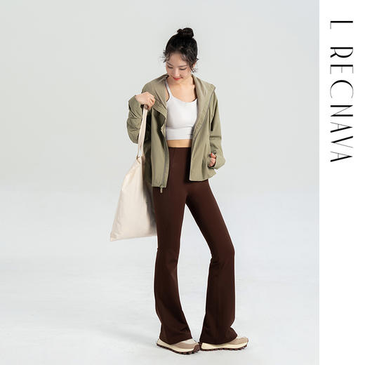 【加绒防风保暖】羊绒喇叭裤 两侧真口袋 能装手机的瑜伽裤 带微笑臀线 穿上就是翘臀 商品图9