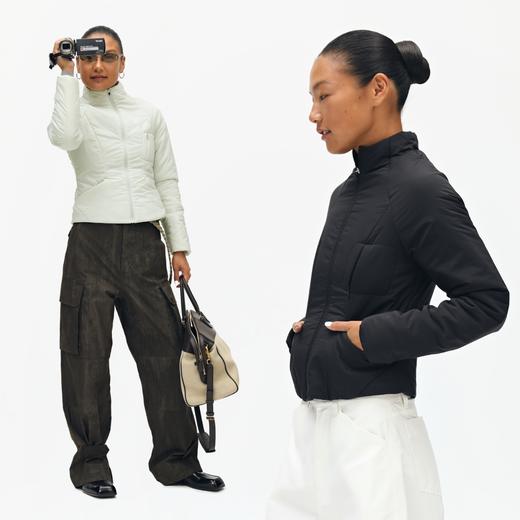 oneup收腰合身轻薄棉服 商品图4